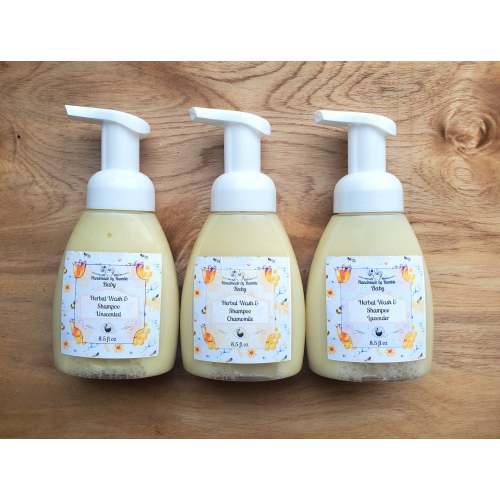 Foaming Herbal Baby Wash and Shampoo
