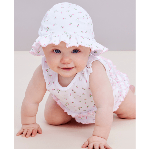 Garden Roses Ruffle Bubble - 9 months