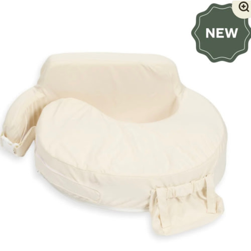 Super Deluxe Oat Nursing Pillow with 100% Organic Cotton Cover