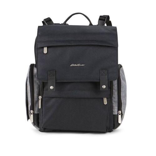 Eddie Bauer Crosstown Cascade Back Pack Diaper Bag - Black/gray