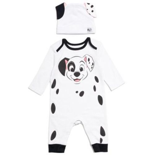 Disney Winnie the Pooh 101 Dalmatians Lion King Mickey Mouse Minnie Mouse Baby Snap Coverall and Hat Newborn to Infant