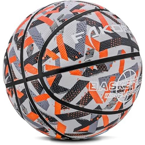 Kids Youth Basketball Size 3/4/5 (22''/25.5"/27.5") - Premium Rubber Indoor Outdoor Basketball for Boys Girls Age 3-14 Pool Play (Gift for Children)