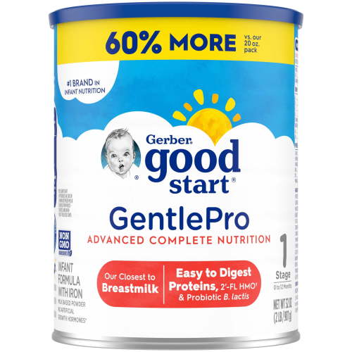 Gerber Good Start GentlePro, Baby Formula Powder with Probiotics, Easy to Digest Proteins, Non-GMO, 32 oz