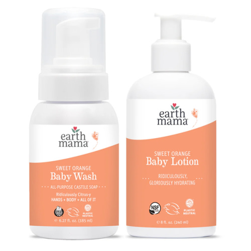 Sweet Orange Baby Wash and Lotion Set