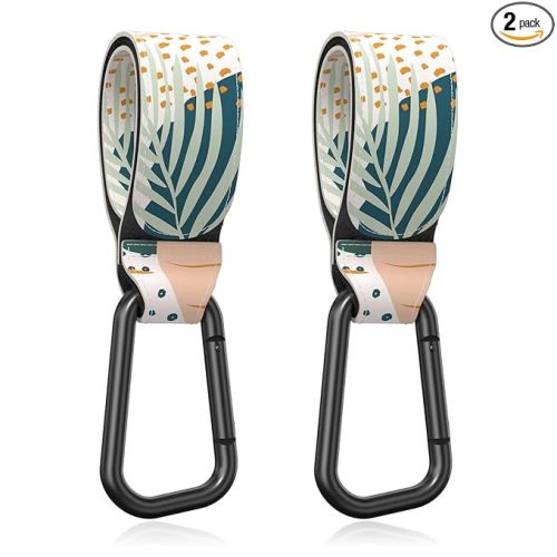 Baby Stroller Hooks for Hanging Bags, Universal Stroller Clips