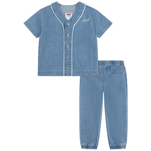 Baby Boys' Baseball Short-Sleeve Shirt and Pants, 2-Piece Set