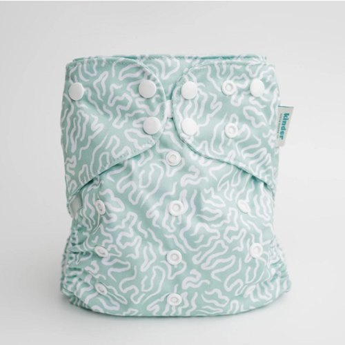 Abstract: Essentials Pocket Cloth Diaper with Athletic Wicking Jersey, Grows with your Baby
