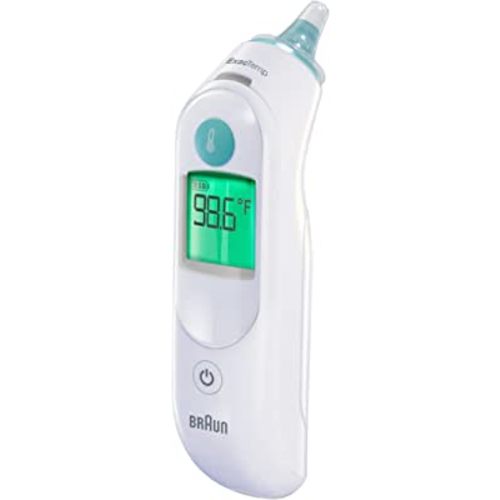 Braun ThermoScan 6 Ear Thermometer with Color-Coded Digital Display, ExacTemp Stability Indicator, Baby and Infant Friendly, No. 1 Brand Recommended by Pediatricians, IRT6515