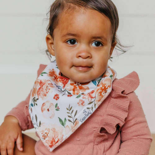 4 Pack Baby Bandana Bibs - Autumn