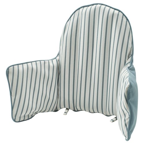 ANTILOP Supporting cushion and cover - blue/white striped