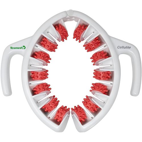 TESMED Cellulite Manual Massager : Made in Italy, Patented with Converging & Diverging Roller Technology. Anti Cellulite Roller for Thighs and Buttock