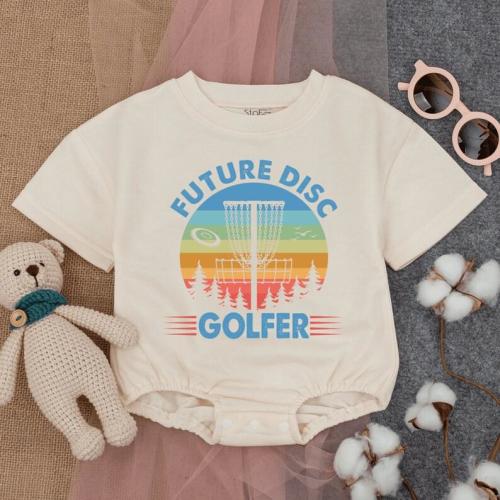 Frisbee Golf Baby Bodysuit: Future Disc Golfer Romper