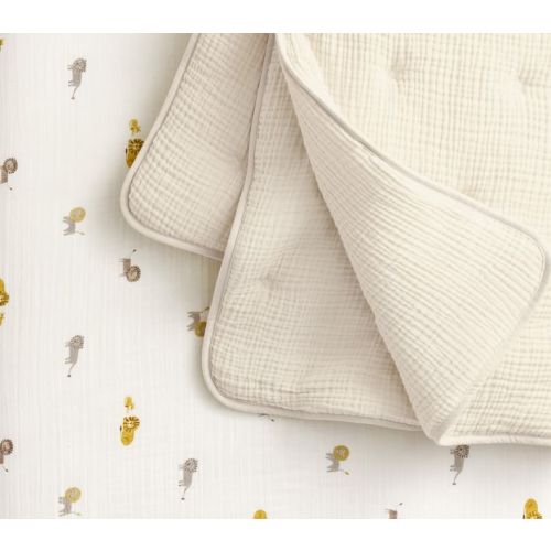 Cuddle Me Muslin Baby Quilt | Pottery Barn Kids