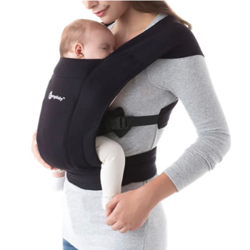 Embrace Newborn Baby Carrier - Pure Black | Ergobaby