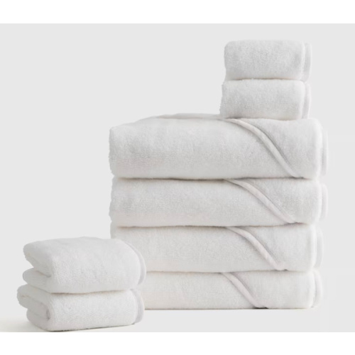 Organic Turkish Cotton Baby Bath Bundle 8-Pack in White