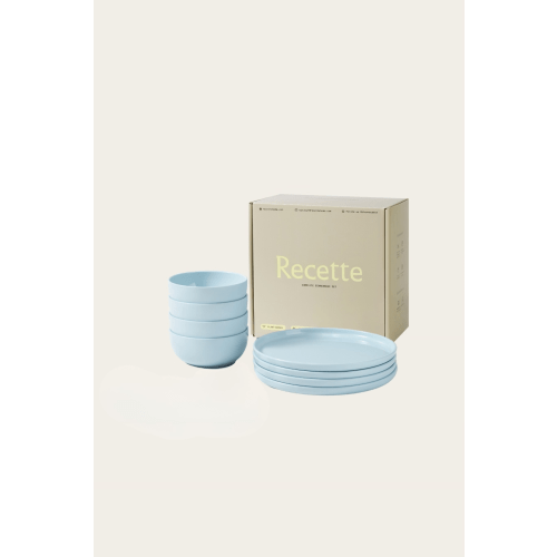 Plate and Bowl Set | Seafoam