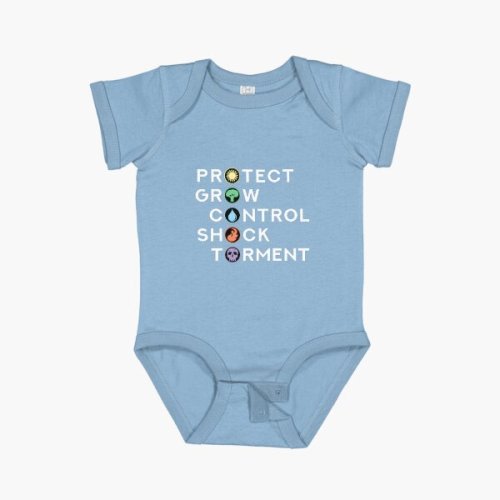 MTG Mana Attributes Baby One-Piece