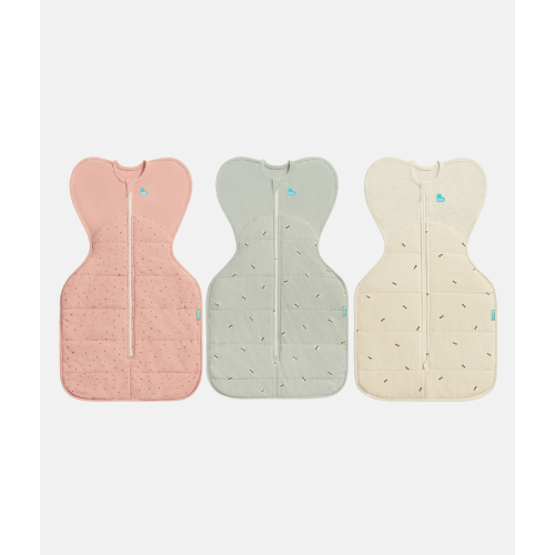 Swaddle Up Starter Bundle | 2.5 TOG | Rose Pebbles | Olive Bees | Oatmeal Bees