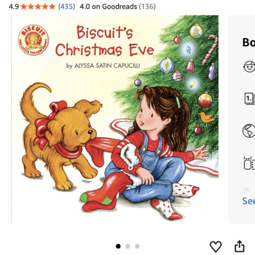 Biscuit's Christmas Eve: A Christmas Holiday Lift-the-Flap Book for Kids