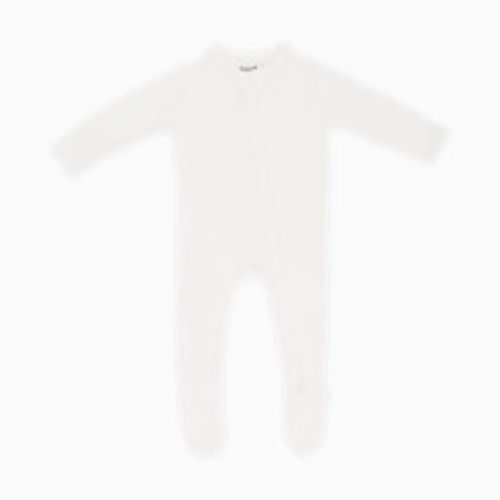 Kyte Baby Zipper Footie - Cloud, 0-3 M