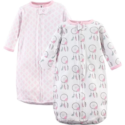 Hudson Baby Unisex Baby Cotton Long-Sleeve Wearable Sleeping Bag, Sack, Blanket