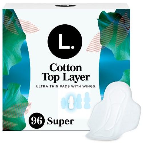 L . Ultra Thin Super Regular Menstrual Pads - 96ct