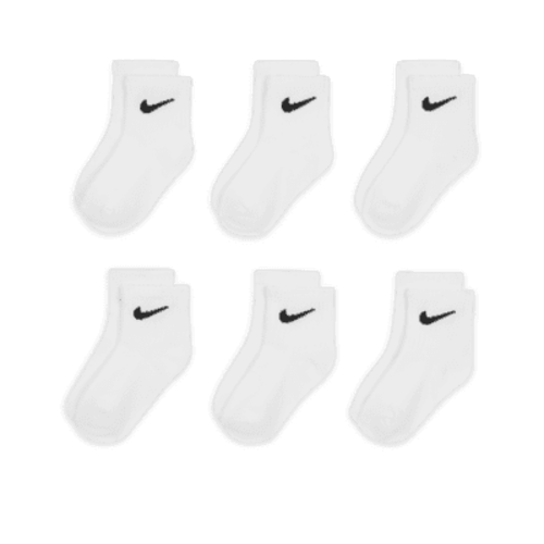 Nike Logo Ankle Socks Box Set (6 Pairs) Baby Socks