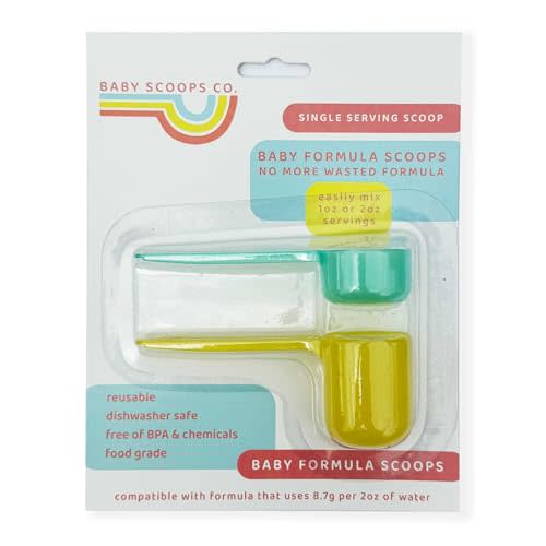Baby Scoops Co: Single Serving Scoops to Easily Mix 1oz or 2oz Servings of Baby Formula for Infants and Newborns