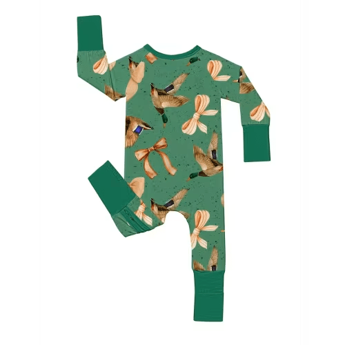 bamboo fiber baby bodysuit sleeper bow print - Temu