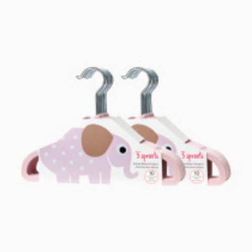 3 Sprouts Children's Hangers - Pink, 20 Pack