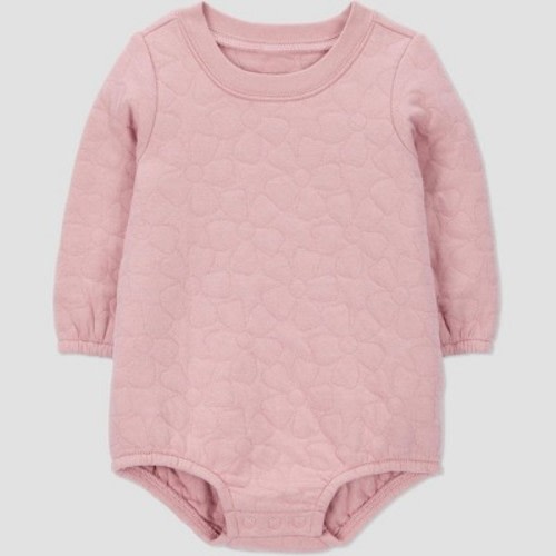 Carter's Just One You® Baby Girls' Quilted Bubble Romper - Pink Newborn