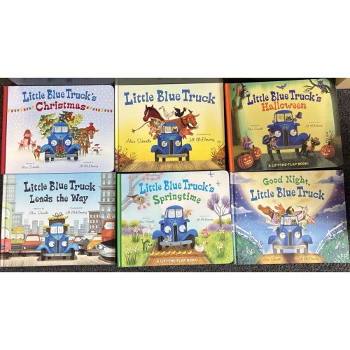 Little Blue Truck Friendly Adventures 6 Board Books By Alice Schertle
