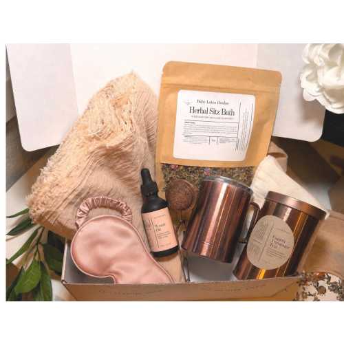 Complete Postpartum Recovery Box | Bengkung Belly Bind, Organic Womb Oil, Fourth Trimester Tea & Recovery Essentials