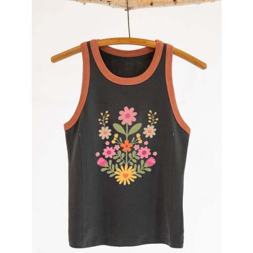 Flowers Nursing Tank