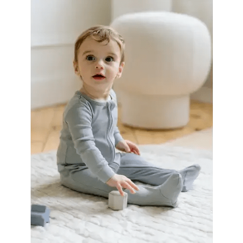 Peyton Zipper Sleeper 0-3 months- Mist