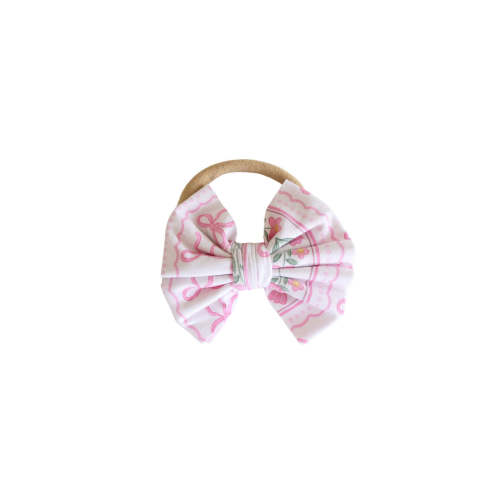 Knit Bow Headband | Coquette Garden