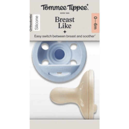 Tommee Tippee Breast Like Soother 0-6m | 2 Pack