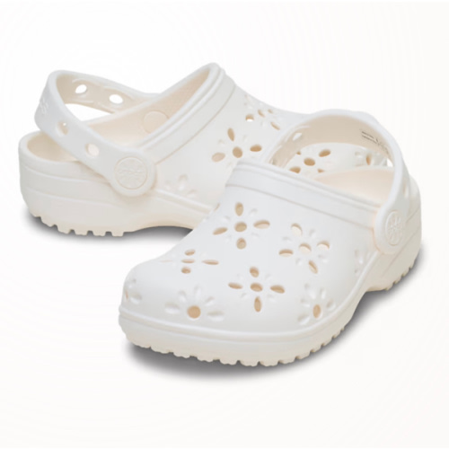 Toddler Classic Floral Cut-Out Clog - Crocs