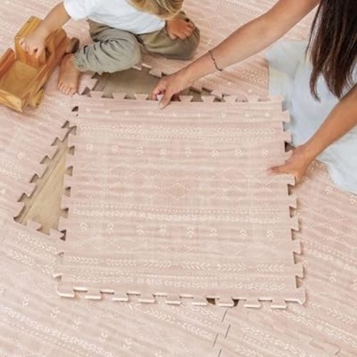 Baby Play Mat for Floor – 4x6ft Dusk | Soft Non Toxic Premium EVA Foam Tiles for Tummy Time, Crawling & Playroom – Waterproof Interlocking Floor Mat for Babies & Toddlers (6 Tiles)