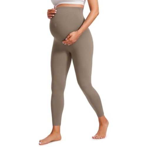 CRZ YOGA Womens Butterluxe Maternity Leggings Over The Belly 25" - Buttery Soft Workout Activewear Yoga Pregnancy Pants