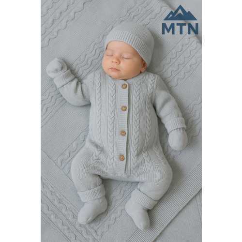 Organic Cotton Newborn Baby Coming Home Outfit, Hospital Going Home Set for Girl & Boy, 5-Piece Knit Newborn Baby Gift Set