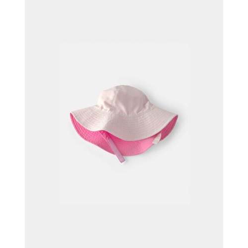 Baby Girl Reversible Swim Hat - Pink/White | Carter's