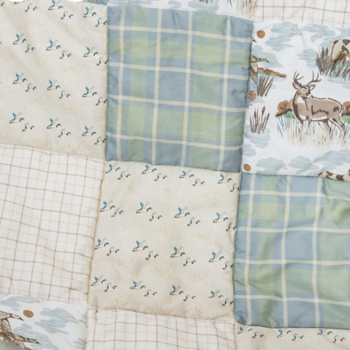 Organic Cotton Baby Quilt | Autumn Hunt