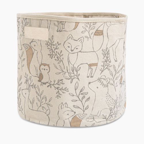 Crane Baby Cotton Canvas Storage Bin - Ezra