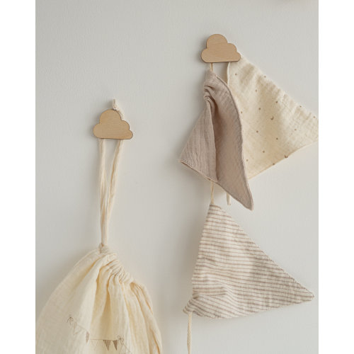 Wooden Cloud Wall Hooks | Nursery Wall Hooks