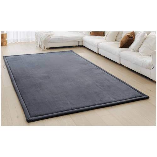 Relax Mat - 1.4" Thick Soft Foam Play Mat 50 x 50 Charcoal Gray