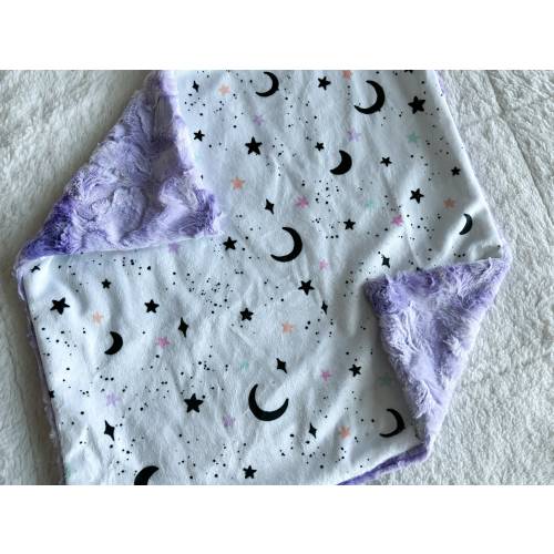 Baby Brewing Baby Swaddle, or Lovey, Mystic Blanket, Halloween Blanket, Changing Pad, Girl Pastel Gothic, Moon Stars Crib Bedding, Sheet