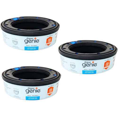 Playtex Baby Diaper Genie Diaper Pail Refills, 3 Pack, 810 Count