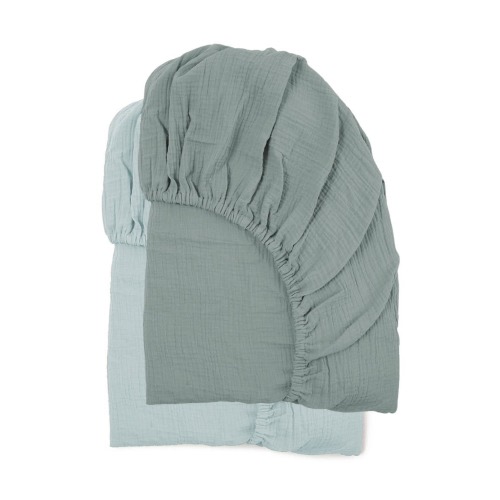 Assorted 2-Pack Muslin Crib Sheets