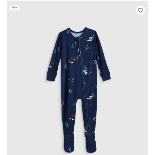 Bamboo Footie Pajama - Quince